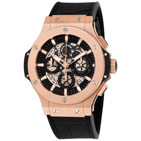 hublot watch black and gold